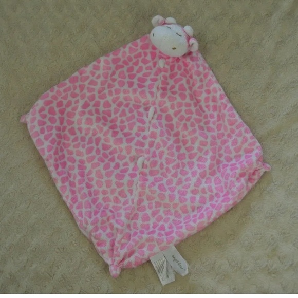 Angel Dear Pink Giraffe Lovey - Picture 1 of 2